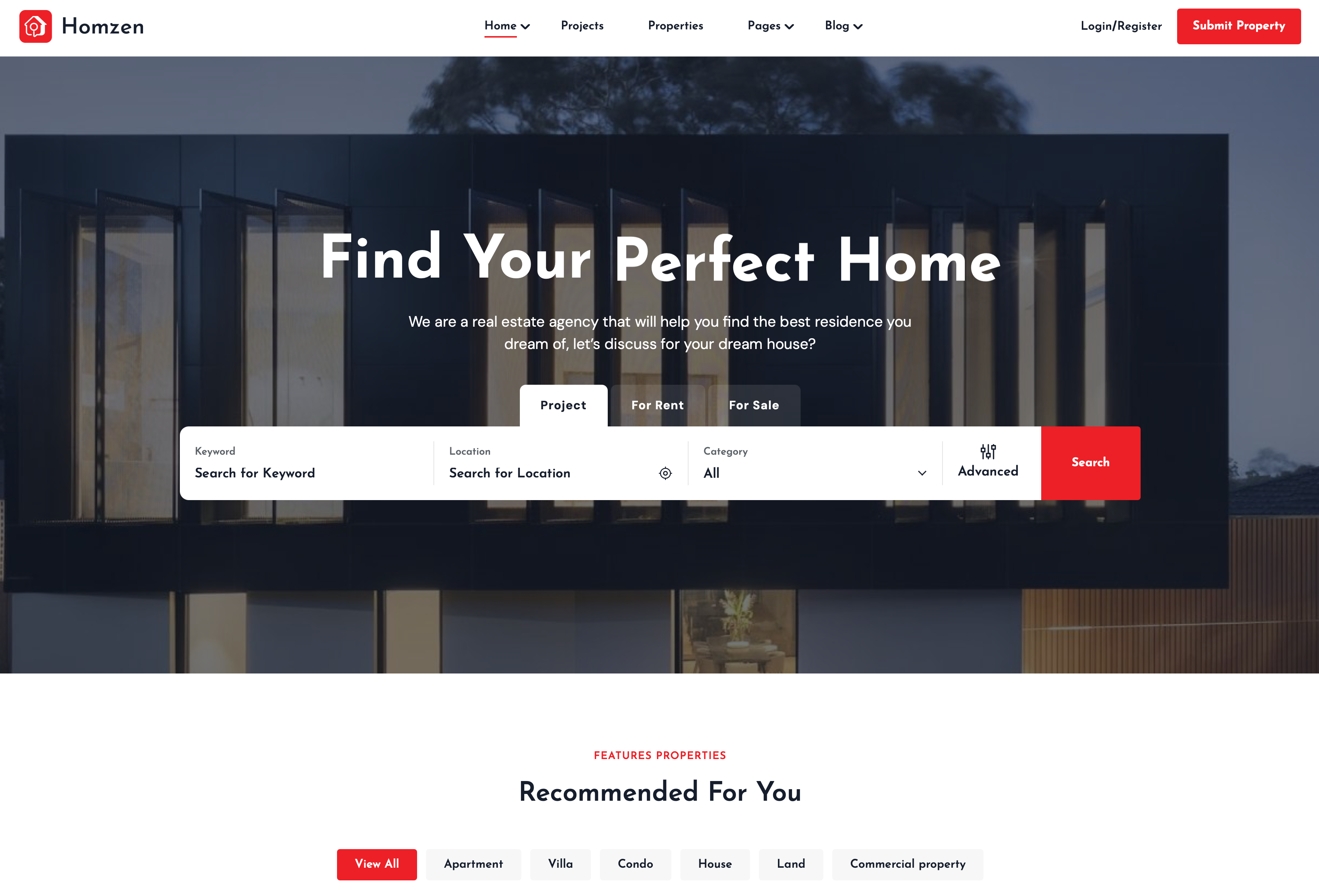 Homzen - The Premier Real Estate Script